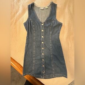 Levi's Blue Denim Midi Dress